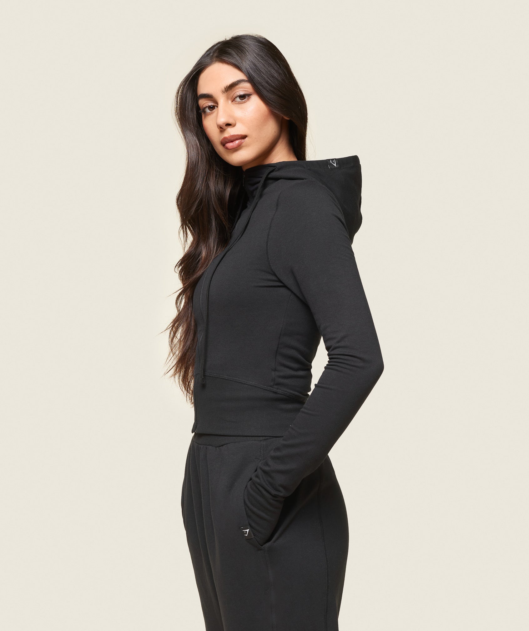 GS x Leana Deeb Hooded Midi Top